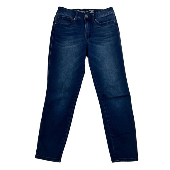 Seven7 Women’s Skinny Ankle Jeans Dark Wash Size 6 - Picture 1 of 9